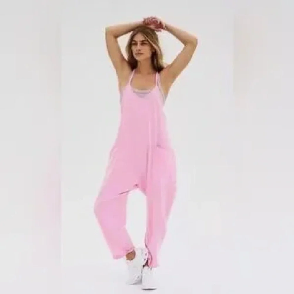 FP Movement by Free People Hot Shot Onesie Bubblegum Pink size XS - Picture 1 of 5